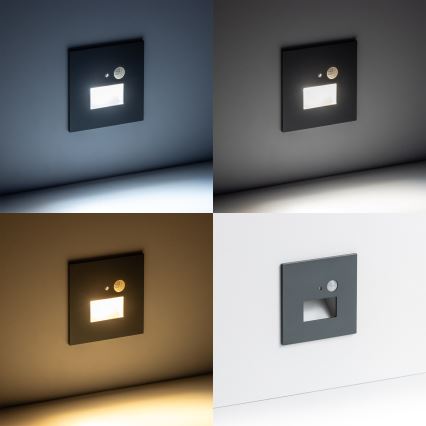 LED trappelampe med bevægelsessensor LED/1,5W/230V 3000K/4000K/6500K
