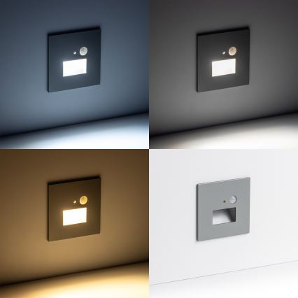 LED Trappelampe med bevægelsessensor LED/1,5W/230V 3000K/4000K/6500K