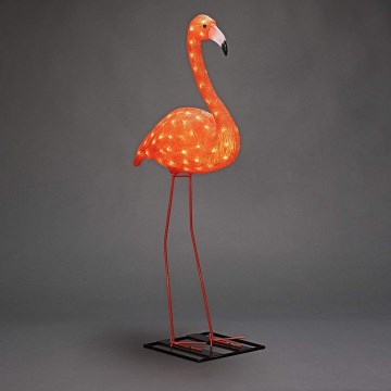 LED Udendørs dekoration FLAMINGO 96xLED / 230V / 24V IP44