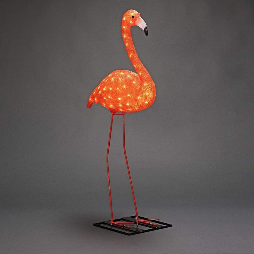 LED Udendørs dekoration FLAMINGO 96xLED / 230V / 24V IP44