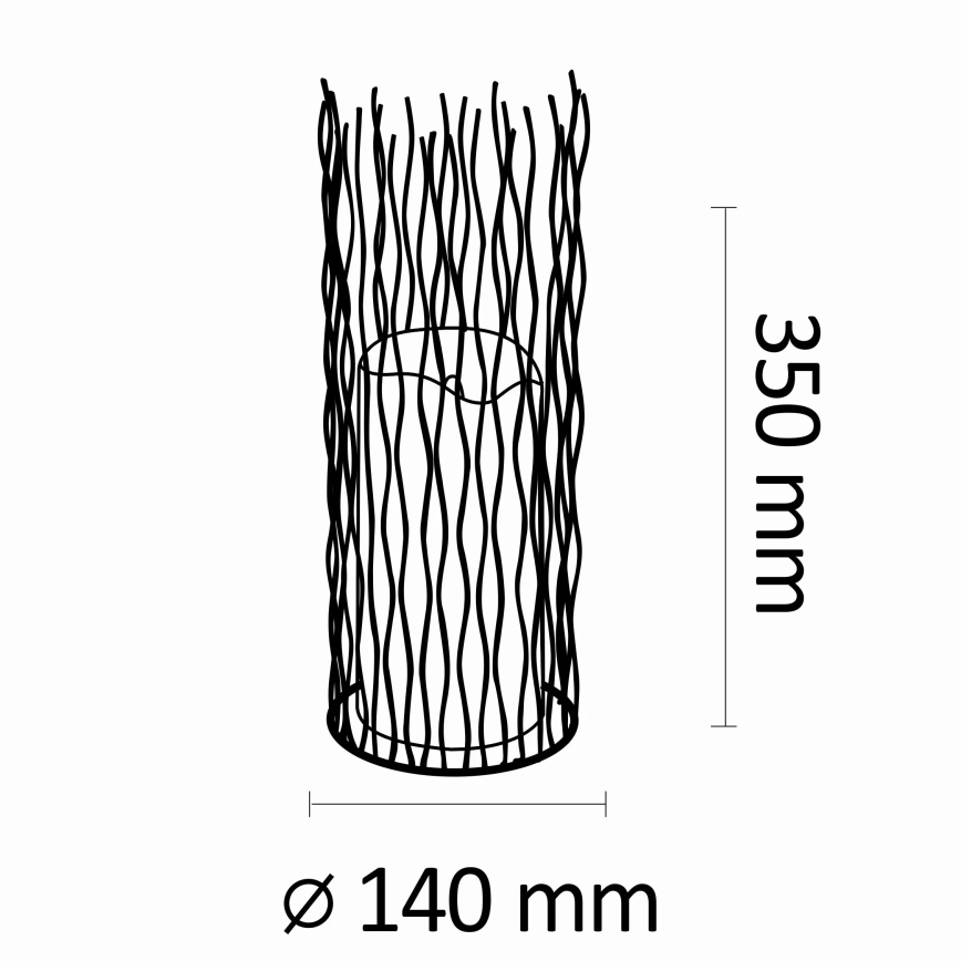LED Udendørs dekorationslampe NYBORG LED/2xAA 35 cm IP44 varm hvid