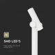 LED Udendørs flexible lampe LED/4W/230V 3000K IP44 100 cm hvid