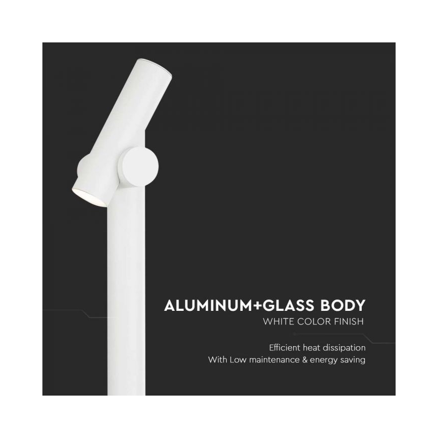 LED Udendørs flexible lampe LED/4W/230V 4000K IP44 100 cm hvid