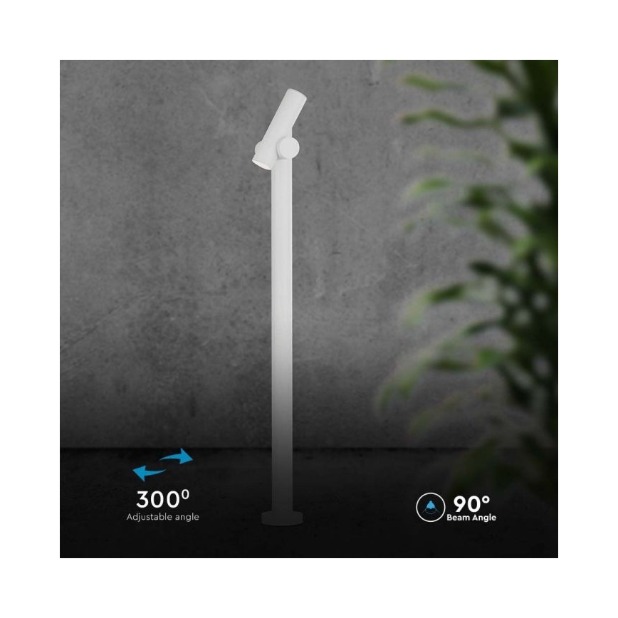 LED Udendørs flexible lampe LED/4W/230V 4000K IP44 100 cm hvid