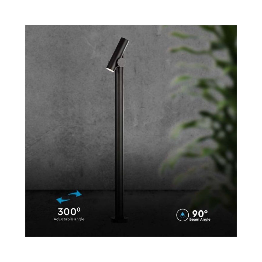 LED Udendørs flexible lampe LED/4W/230V 4000K IP44 100 cm sort