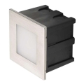 LED udendørs indbygningsarmatur til orienteringslys LED/1,5W 3000K IP65