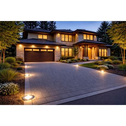 LED udendørs indkørselsarmatur PELIA LED/30W/230V 4000K IP68 sølv