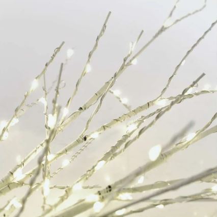 LED udendørs juledekoration 100xLED/3xAA varm hvid IP44