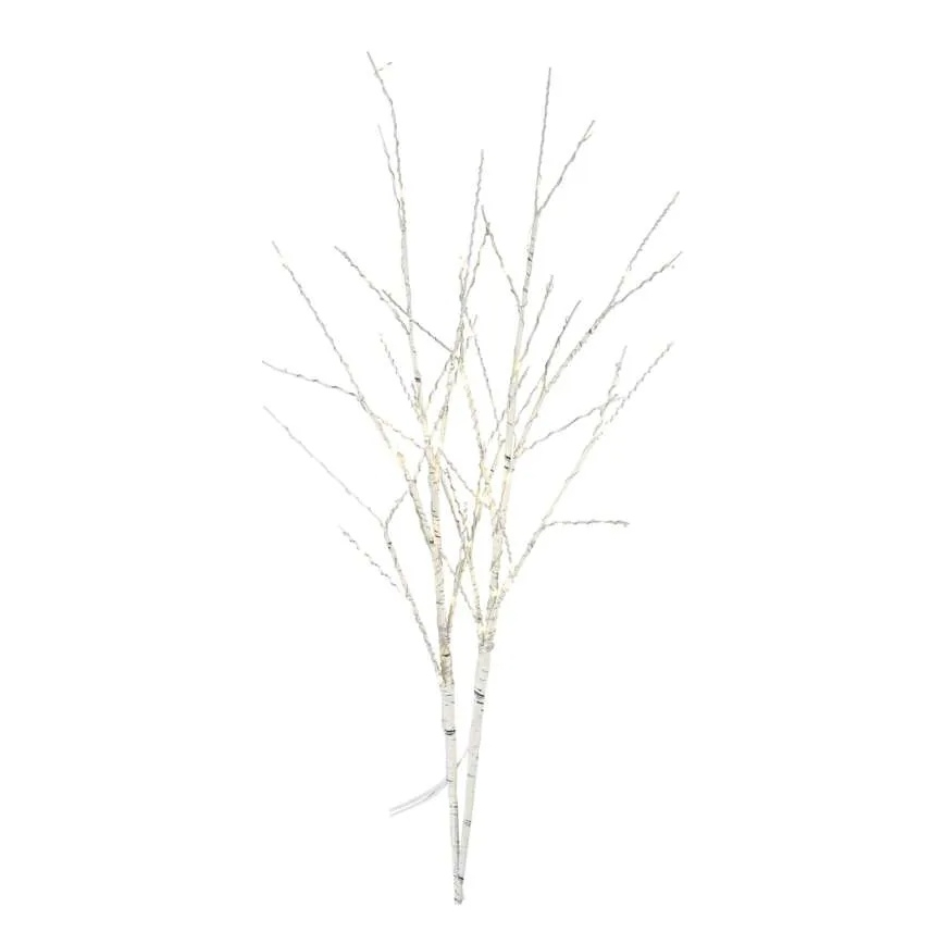 LED udendørs juledekoration 100xLED/3xAA varm hvid IP44