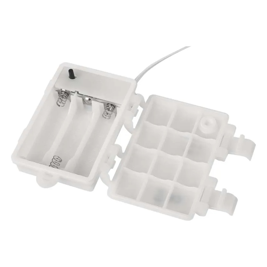 LED udendørs juledekoration 100xLED/3xAA varm hvid IP44