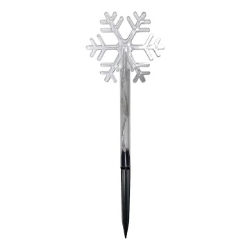 LED udendørs juledekoration 3xLED/2xAA IP44 varm hvid snefnug