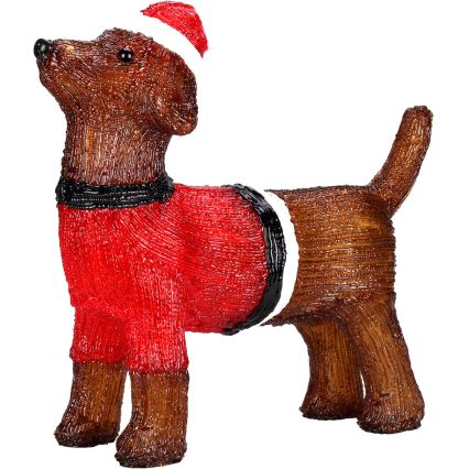 LED udendørs juledekoration 40xLED/230V 35 cm IP44 hund