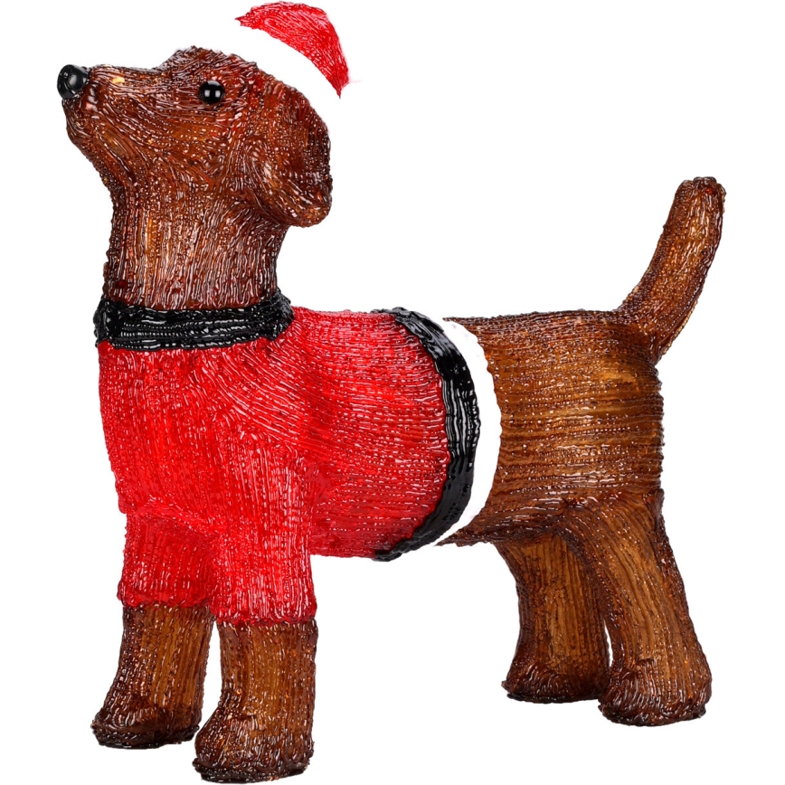 LED udendørs juledekoration 40xLED/230V 35 cm IP44 hund