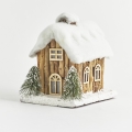 LED udendørs juledekoration 4xLED/2xAA IP44 hus