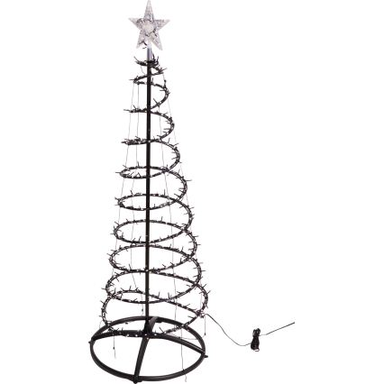 LED udendørs juledekoration 524xLED/230V 15 funktioner 150 cm IP44 varm hvid juletræ