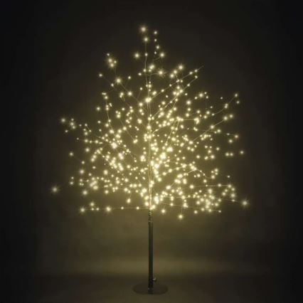 LED udendørs juledekoration 600xLED/3,8W/230V 120 cm varm hvid IP44