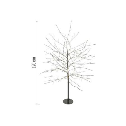 LED udendørs juledekoration 600xLED/3,8W/230V 120 cm varm hvid IP44