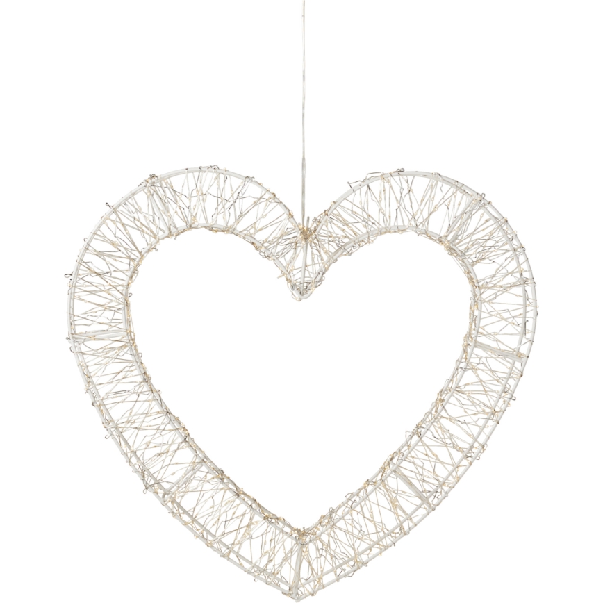 LED udendørs juledekoration 720xLED/6W/230V 46 cm IP44 varm hvid hjerte/hvid