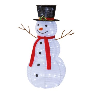 LED Udendørs juledekoration LED/1,4W/230V 90 cm IP44 snemand