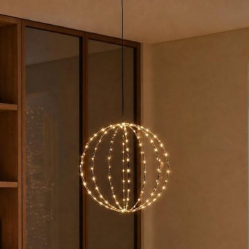 LED udendørs juledekoration LED/2,1W/230V Ø 40 cm IP44 varm hvid