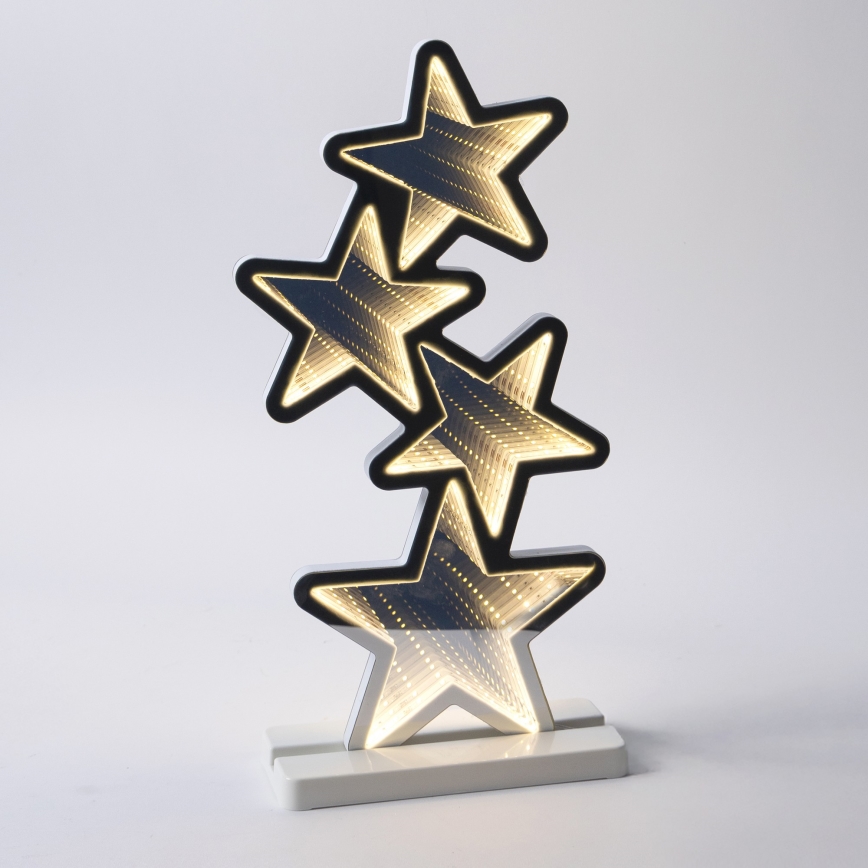 LED udendørs juledekoration LED/3,6W/230V IP44 varm hvid stjerner