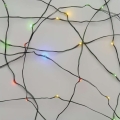 LED udendørs julekæde 75xLED/12,5m IP44 flerfarvet