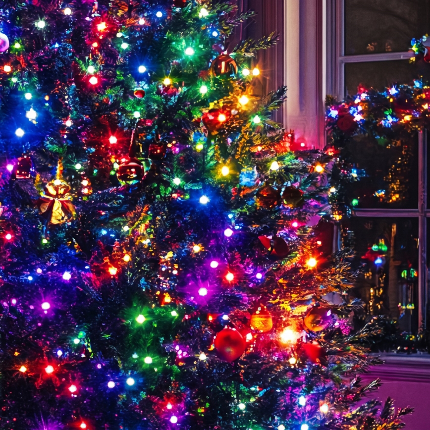 LED udendørs julelyskæde 1000xLED/230V 8+4 funktioner 75 m IP44 multifarvet