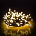 LED udendørs julelyskæde, 100xLED/8 funktioner, 15 m, IP44, varm hvid