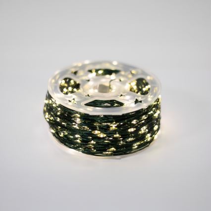 LED udendørs julelyskæde 1500xLED/230V 8 funktioner 153 m IP44 varmhvid + fjernbetjening