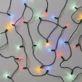 LED udendørs julelyskæde 150xLED/27,35m IP44 multifarvet