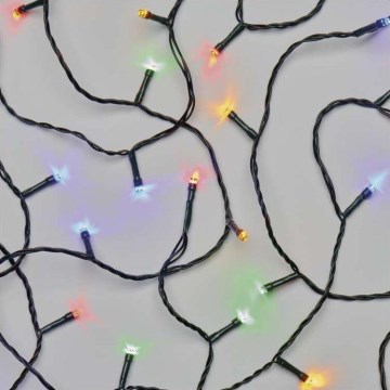 LED udendørs julelyskæde 180xLED/23m IP44 multifarvet