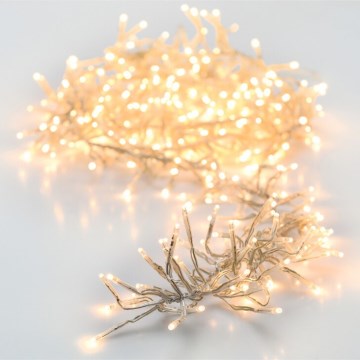 LED udendørs julelyskæde 3000xLED/230V/8 funktioner 24,8 m IP44 varm hvid