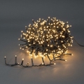 LED udendørs julelyskæde 400xLED/7 funktioner 11m IP44 varm hvid