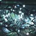 LED udendørs julelyskæde 500xLED/230V 8 funktioner 40 m IP44 kold hvid
