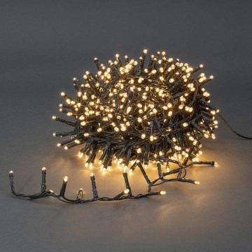 LED udendørs julelyskæde 560xLED/7 funktioner 14 m IP44 varm hvid