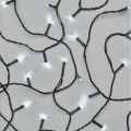 LED udendørs julelyskæde 80xLED/13m IP44 kold hvid