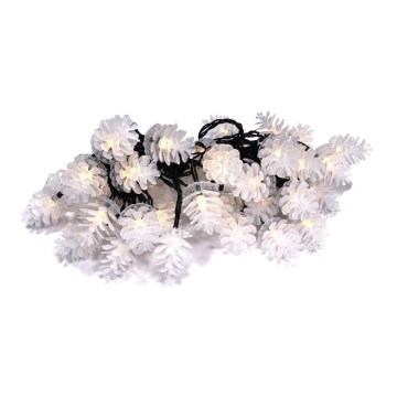 LED udendørs julelyskæde 80xLED/25m IP44 varm hvid