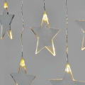 LED udendørs julelyskæde 8xLED/5,84m IP44 stjerner