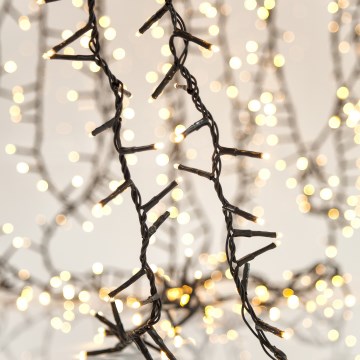 LED udendørs julelyskæde SNAKE 1300xLED/12W/230V 29,1 m IP44 varmhvid