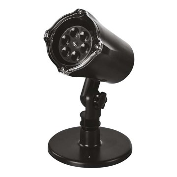LED udendørs juleprojektor LED/3,6W/230V IP44 kold hvid