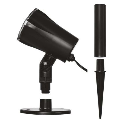 LED udendørs juleprojektor LED/3,6W/230V IP44 kold hvid