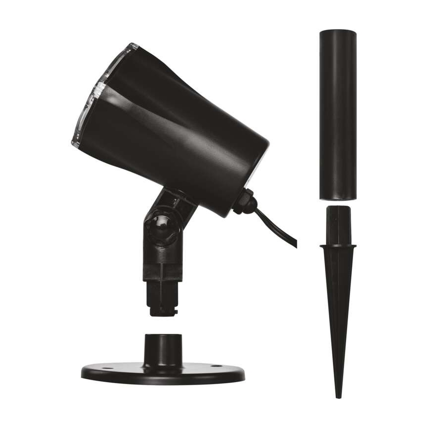 LED udendørs juleprojektor LED/3,6W/230V IP44 kold hvid