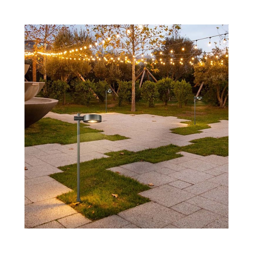 LED udendørs lampe 7W/230V 3000K IP65 sort 102 cm