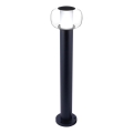 LED udendørs lampe MALAGA LED/12W/230V 80 cm IP44 sort