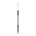 LED udendørs lampe STICK LED/1,5W/24V IP65 brun