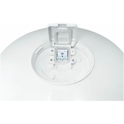 LED udendørs loftlampe med sensor VISTA LED/15W/230V Ø 26 cm IP54 hvid
