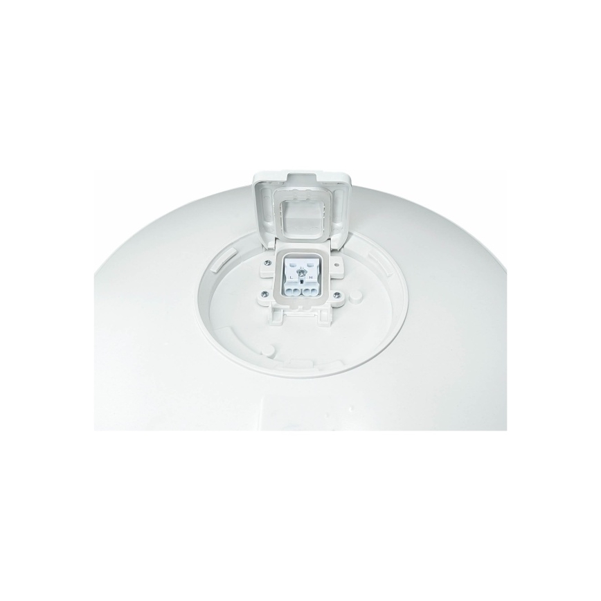 LED udendørs loftlampe med sensor VISTA LED/15W/230V Ø 26 cm IP54 hvid