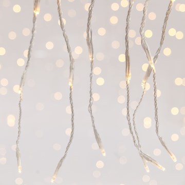 LED Udendørs lysgardin CURTAIN 360xLED/3,6W/230V 2x2 m IP44 varm hvid