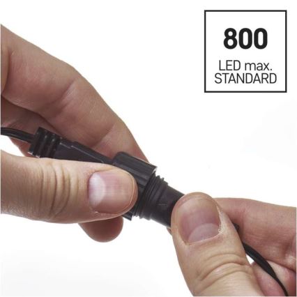 LED  udendørs lyskæde 100xLED/15m IP44 varm hvid