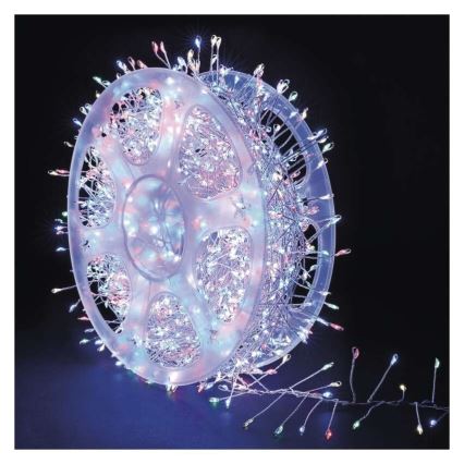 LED udendørs lyskæde 1920xLED/8 funktioner 19,2m IP44 multifarvet